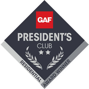 GAF President's Club Residential Award Winner logo